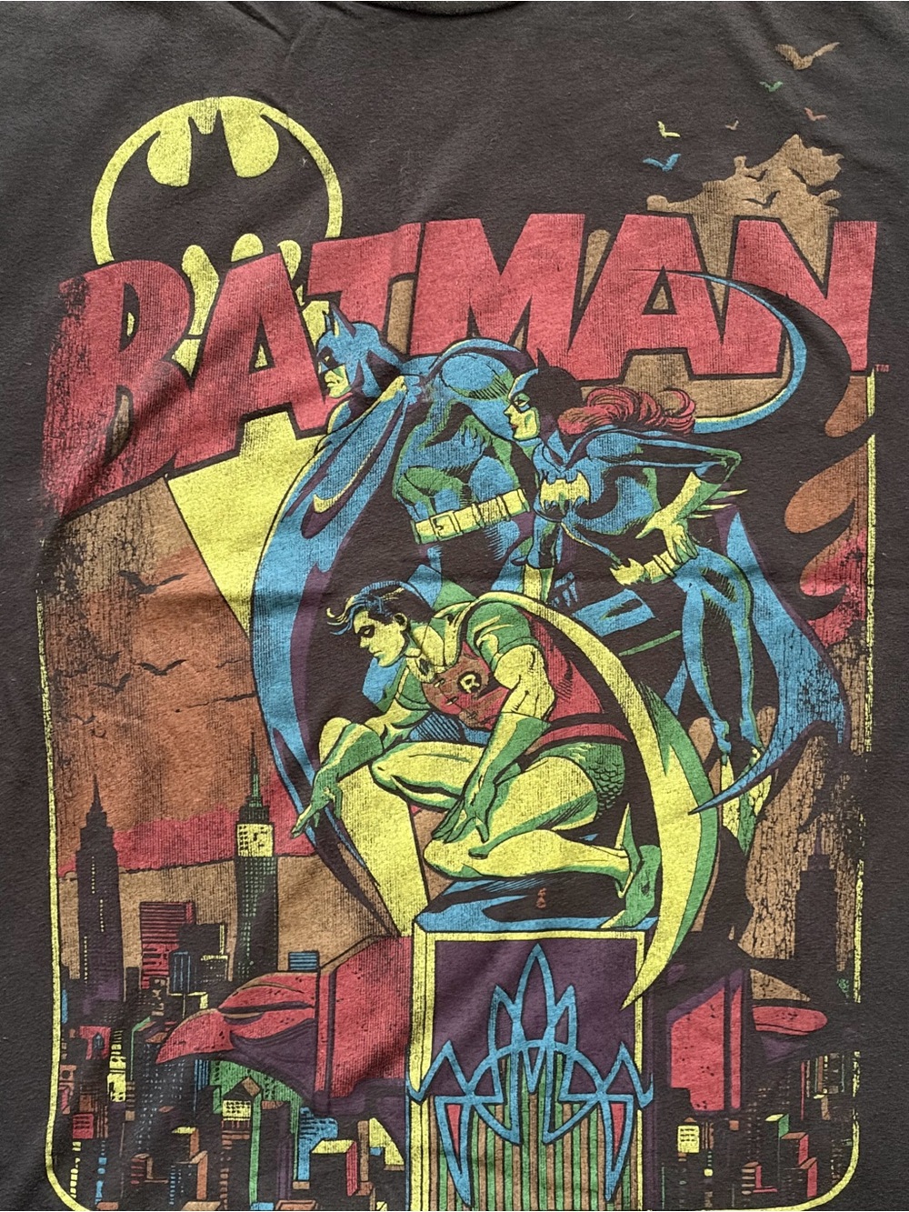 DC Comics Batman Graphic Tee - Black M - Picture 2 of 6